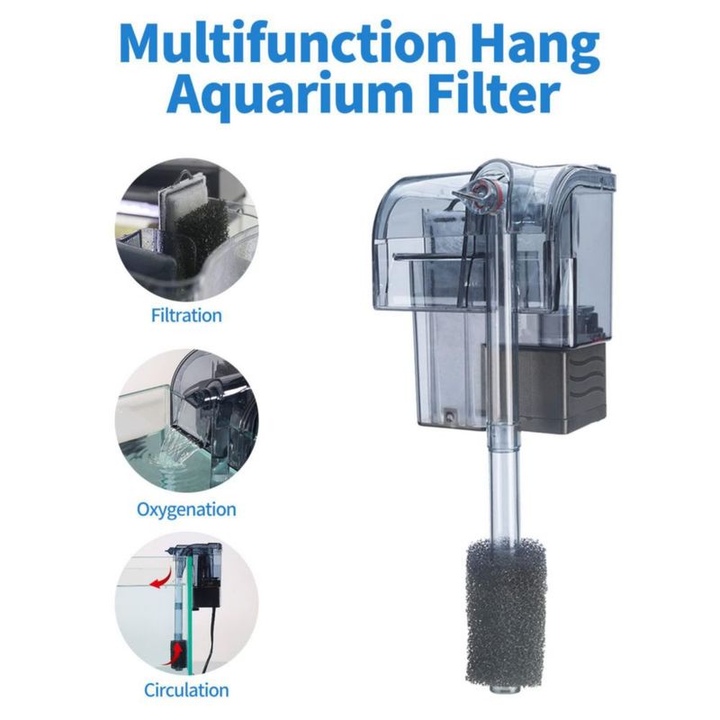Filtro colgante para acuario Boxtech con carbón activado