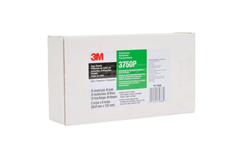 Hojas de cinta 3M 5 cm x 15 cm transparente 3750P