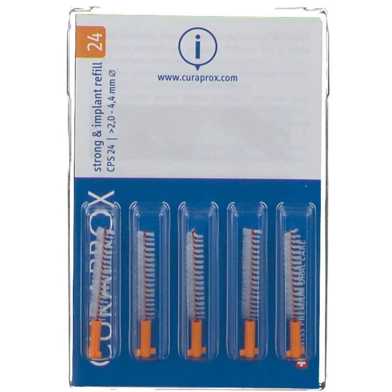 Cepillo interdental Curaprox CPS 24 Strong Implant Naranja