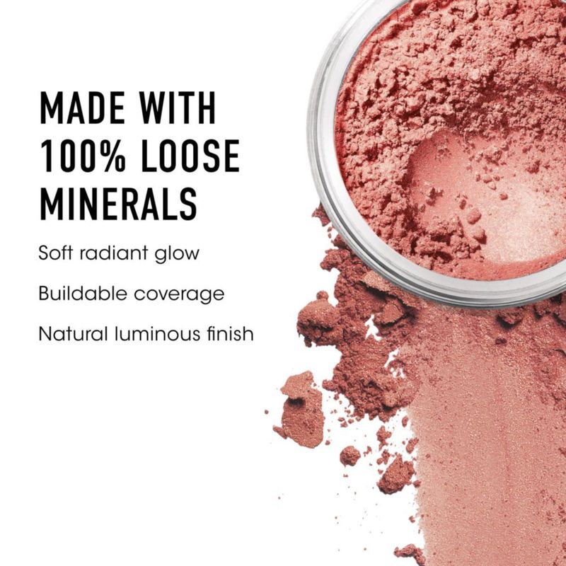 Rubor en Polvo Mineral Suelto bareMinerals Vegano y Libre de Crueldad