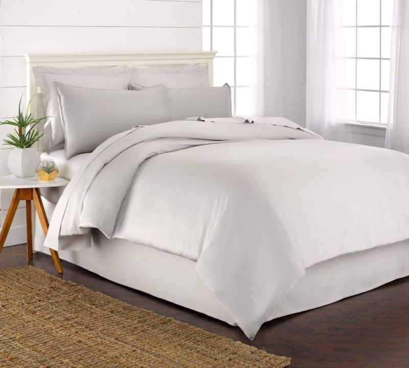 Juego de funda de edredón Pure Bamboo King Size 100% viscosa orgánica