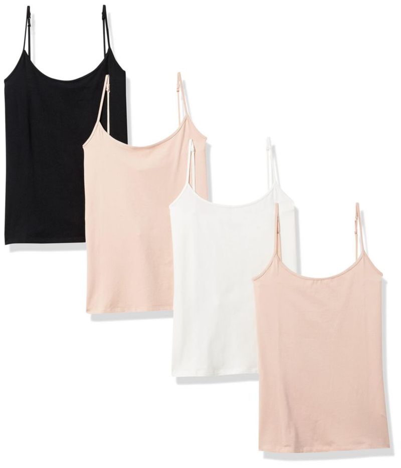 Paquete de 4 Musculosas Ajustadas Amazon Essentials XL