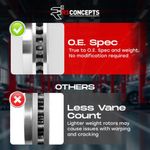 Kit de Frenos R1 Concepts Hyundai Elantra Pastillas Cerámicas 11"