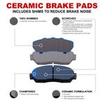 Kit de Frenos R1 Concepts Hyundai Elantra Pastillas Cerámicas 11"