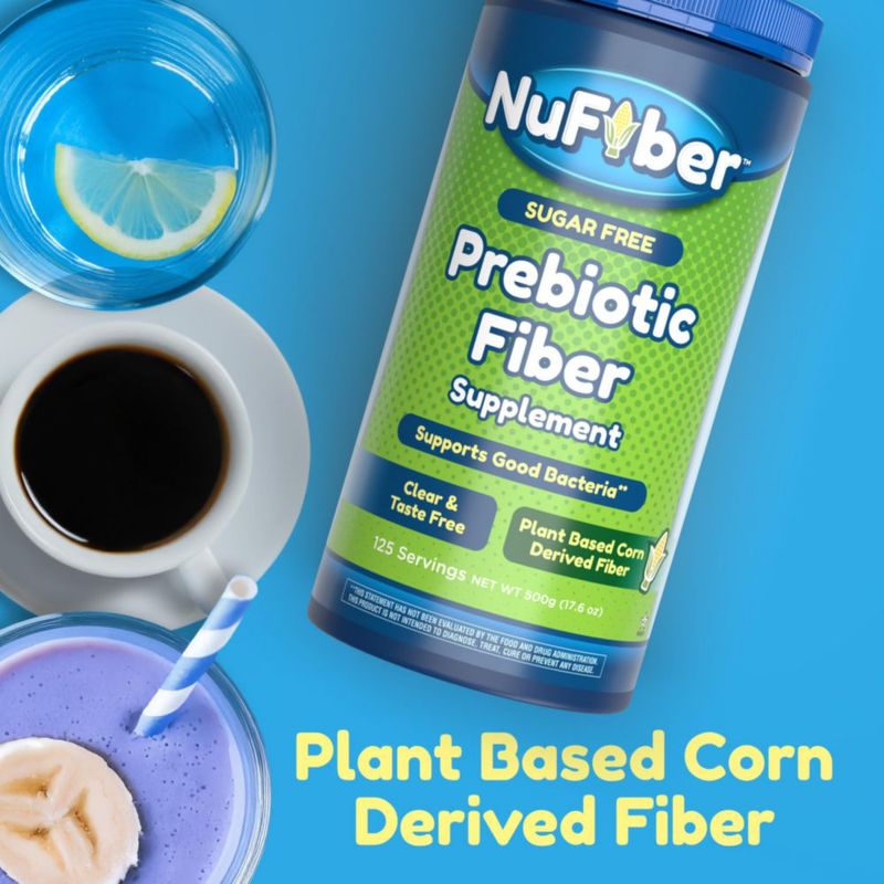 Suplemento de Fibra NuFiber Prebiótico 125 Porciones 500 g