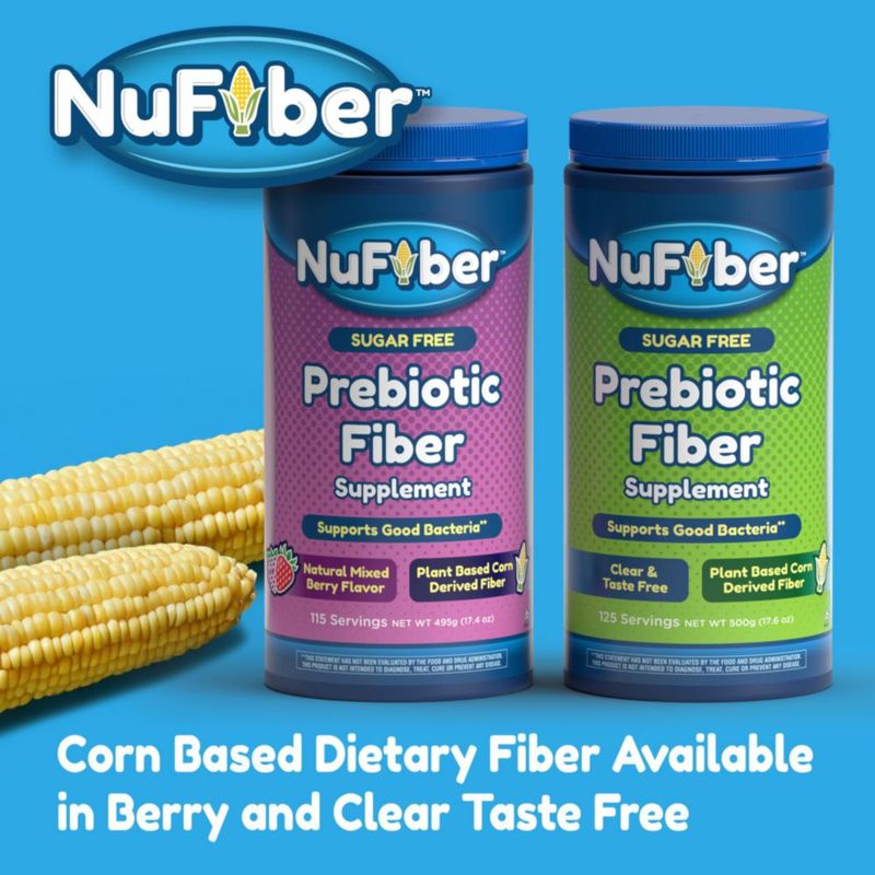 Suplemento de Fibra NuFiber Prebiótico 125 Porciones 500 g