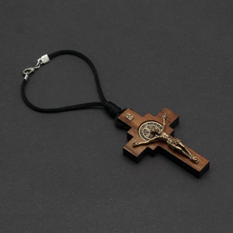 Adorno Colgante Rosario de Intercesión para Espejo Retrovisor de Auto