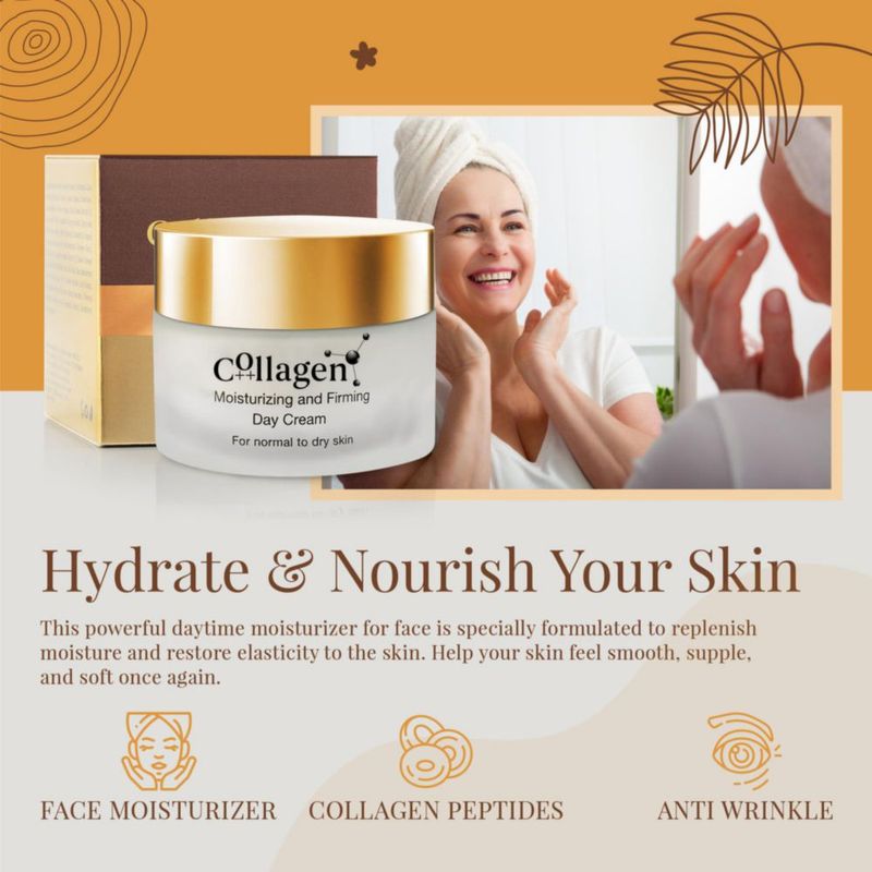 Crema de Día Hidratante y Reafirmante Collagen ++ Anti-Envejecimiento