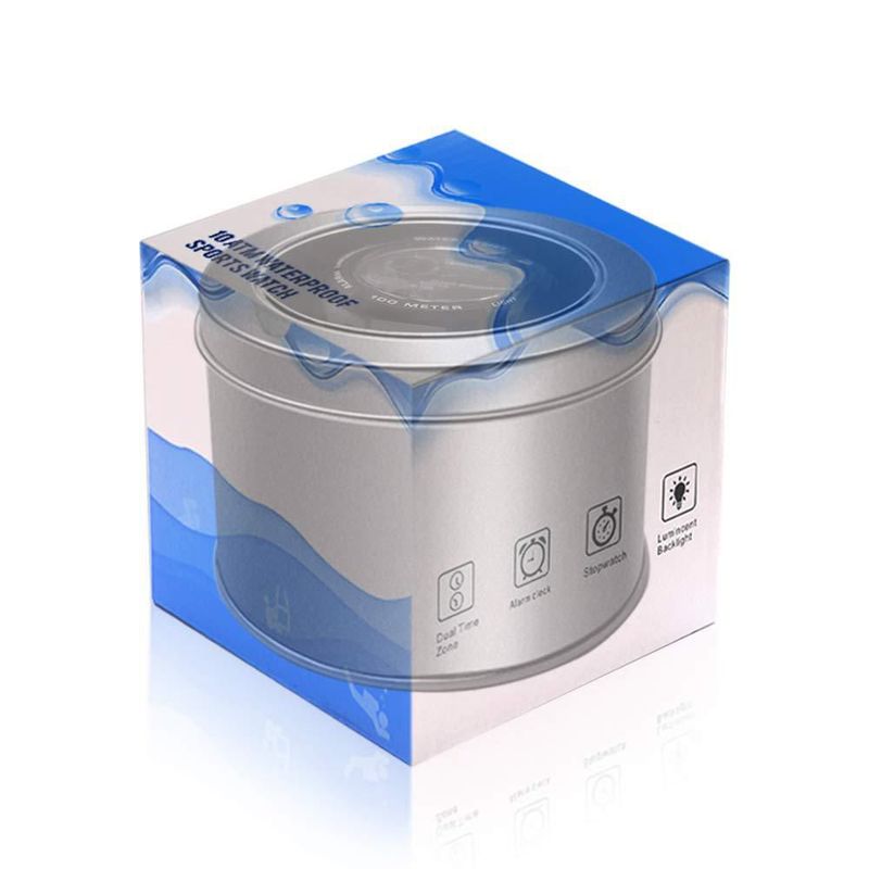 Reloj TEKMAGIC 55 mm Cronógrafo Resistente al Agua 100 m con Alarma
