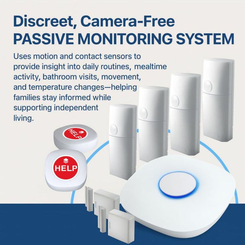 Sistema de Alerta Médica Connected Caregiver StackCare WiFi para Caídas
