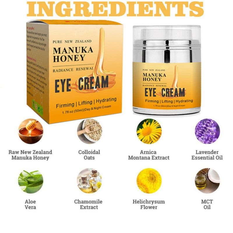 Crema para Ojos Grospe Miel de Manuka Antienvejecimiento 50 ml
