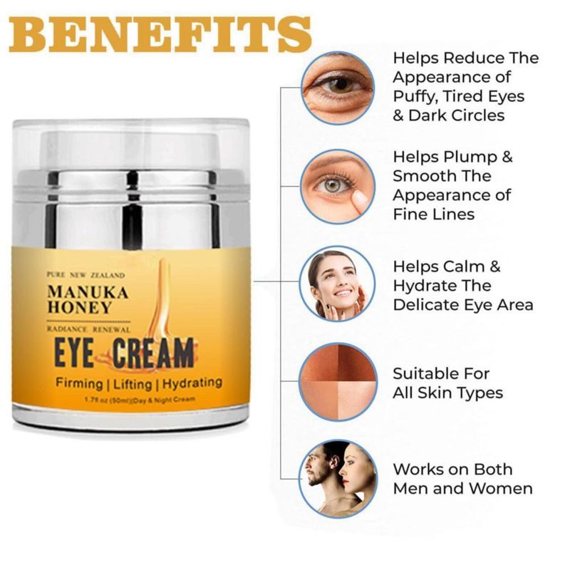 Crema para Ojos Grospe Miel de Manuka Antienvejecimiento 50 ml
