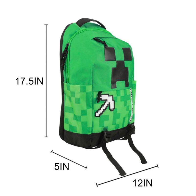 Mochila Bioworld Minecraft Creeper 445 cm Verde