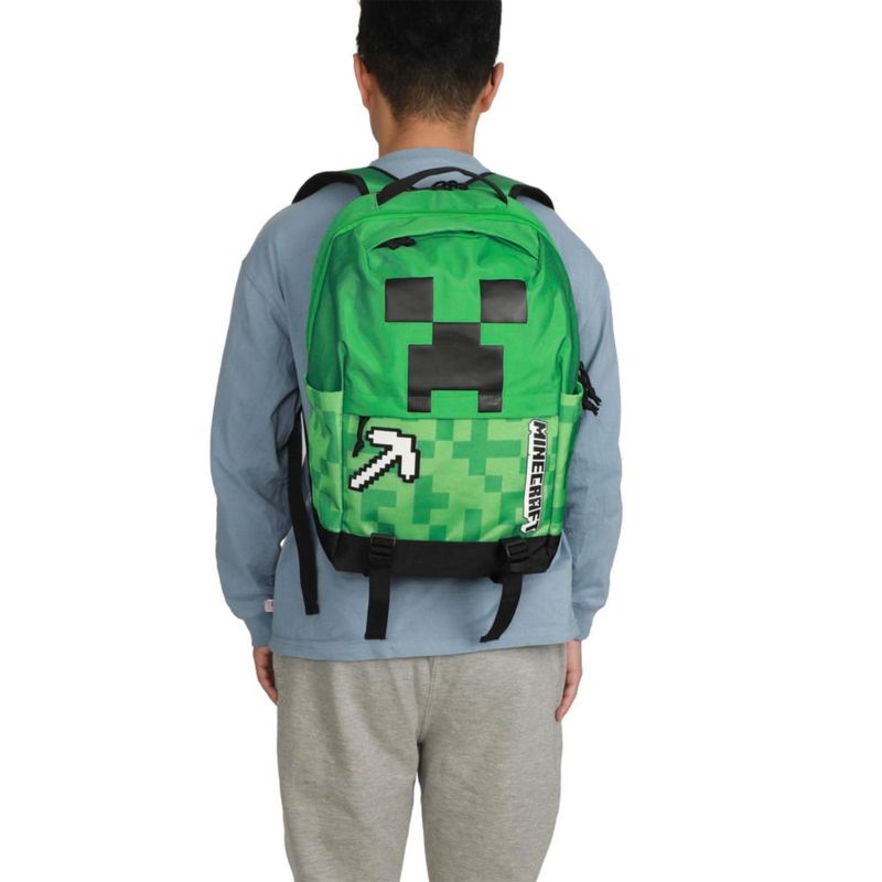 Mochila Bioworld Minecraft Creeper 445 cm Verde