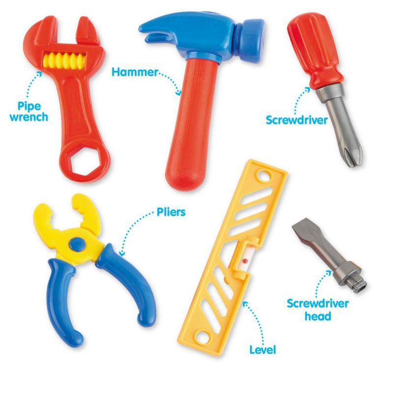Cinturón de Herramientas de Juguete Kidoozie G02097 con 6 Accesorios