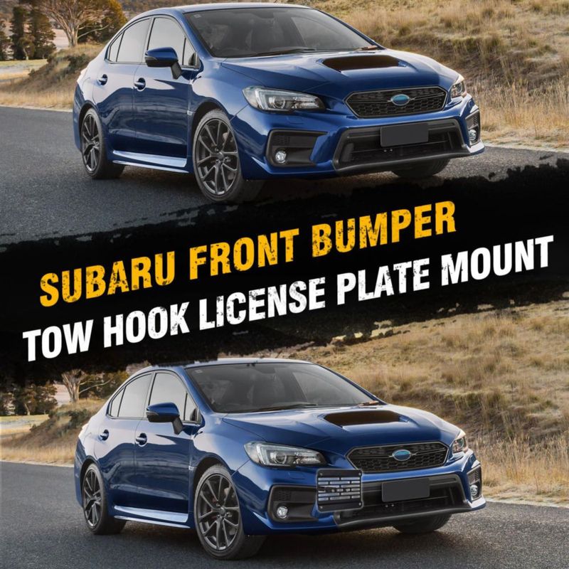 Soporte Reubicador de Placa CNSPEED para Subaru WRX STI