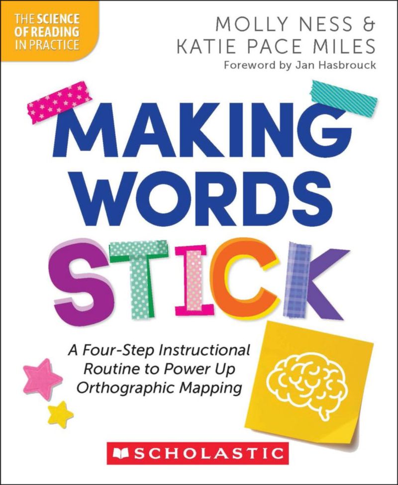 Libro Scholastic Making Words Stick: Mapeo Ortográfico