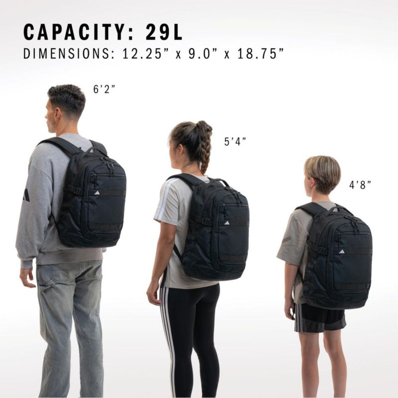 Mochila Adidas Impulse ligera y duradera con compartimento para laptop