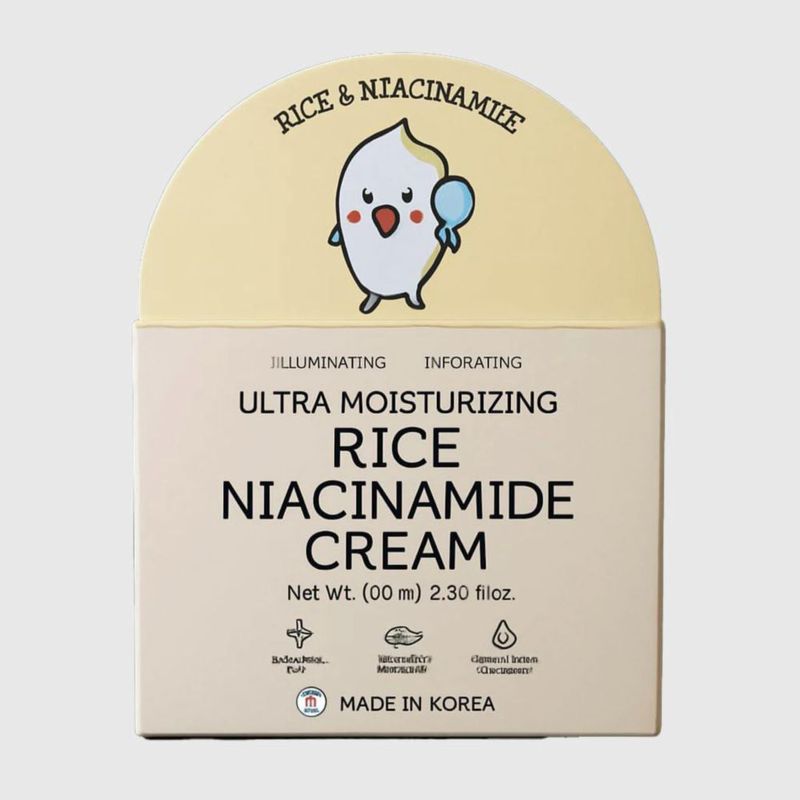 Crema Facial BONNYHILL con Niacinamida y Extracto de Arroz 100 ml
