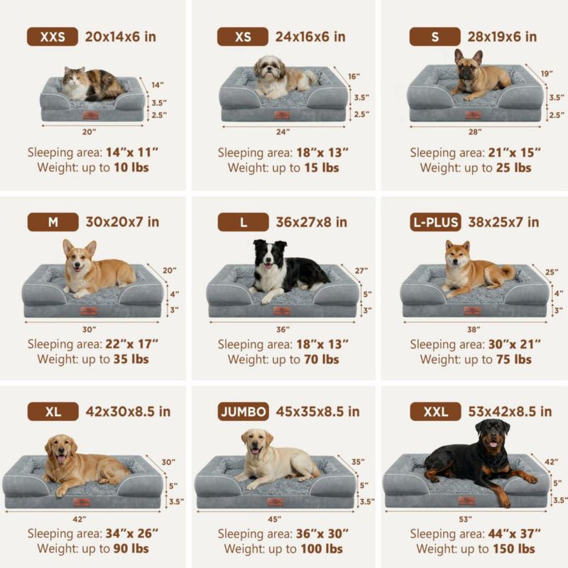 Cama ortopédica para perros Comfort Expression mediano impermeable gris