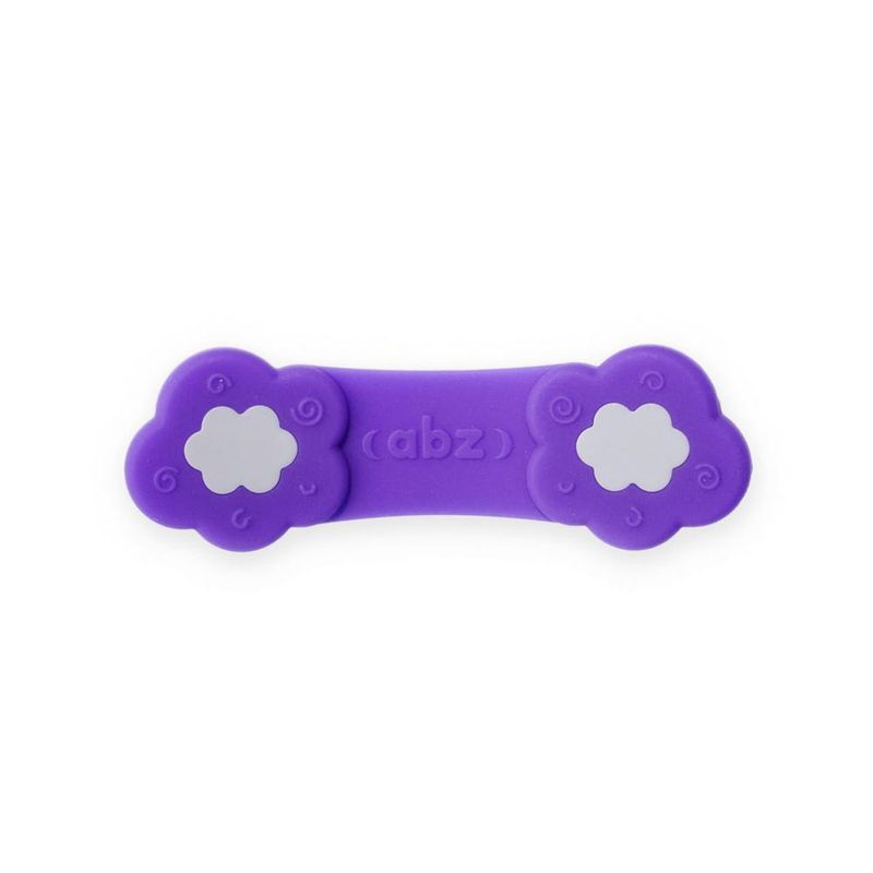 Juego de 4 sujetadores para pañales de tela InControl ABZ color morado