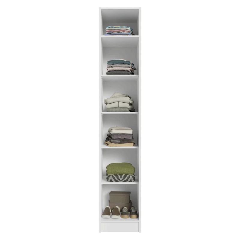 Ropero closet madesa modular neo 1 puerta color blanco