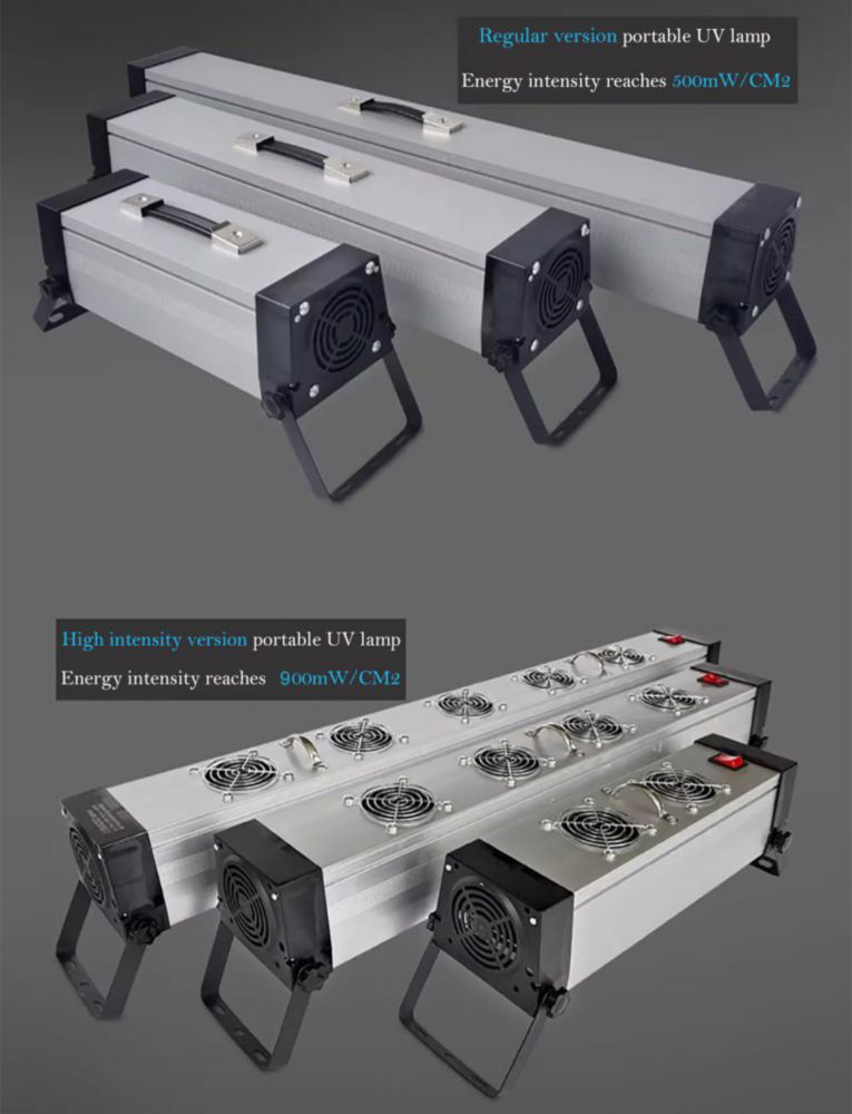 Lámpara eléctrica UV Tymikmaty para curado de resina 80W 395nm