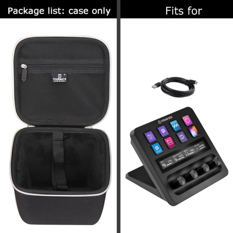 Tourmate Caja Dura para Elgato Stream Deck 15 × 15 × 15 cm