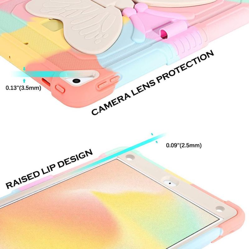 Funda DreamerX a prueba de golpes para iPad 9.7" – Niños – Diseño mariposa