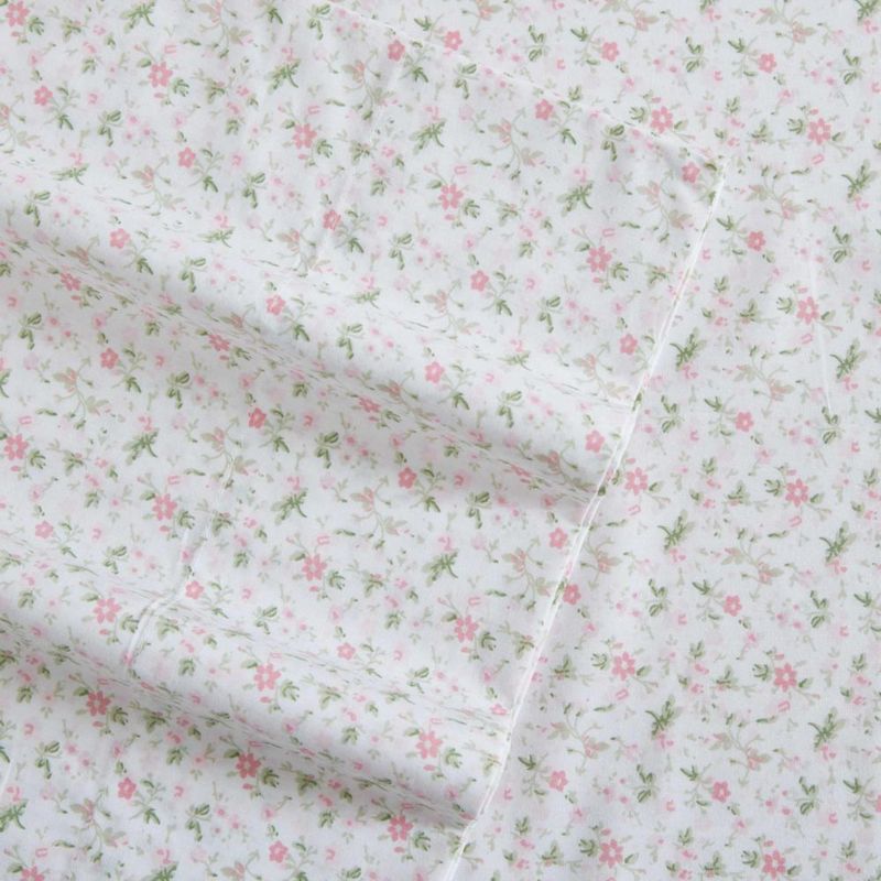 Juego de sábanas Laura Ashley Twin XL floral Evie Pink