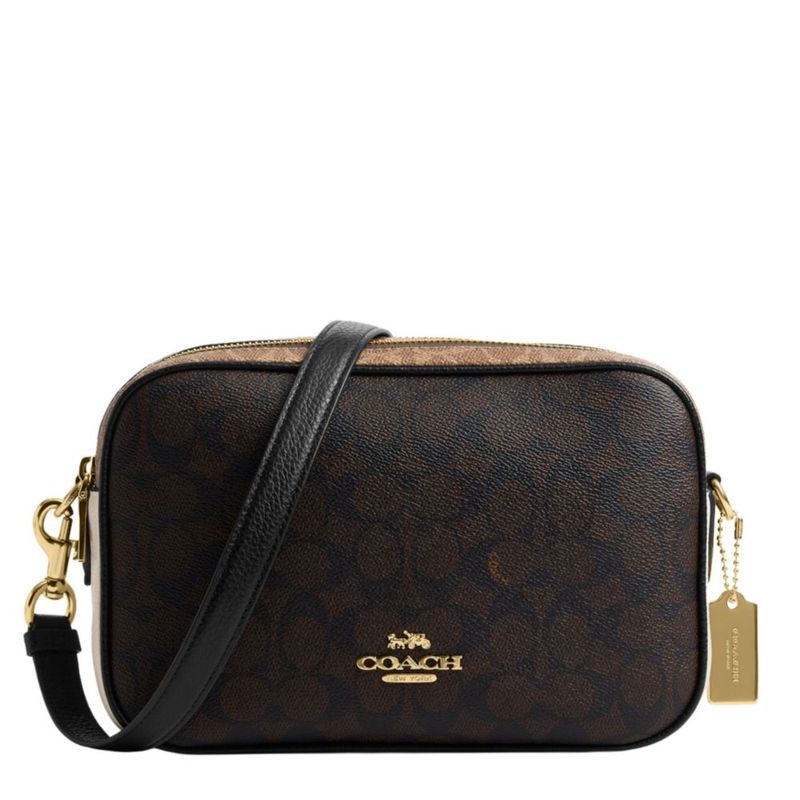 Bolso bandolera Coach 25x16x9 cm de cuero pebble refinado