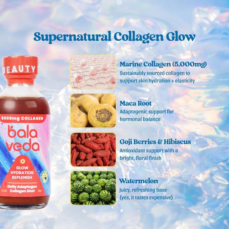 Shot de Colágeno Balaveda 59 ml Sabor Sandía – Pack de 12