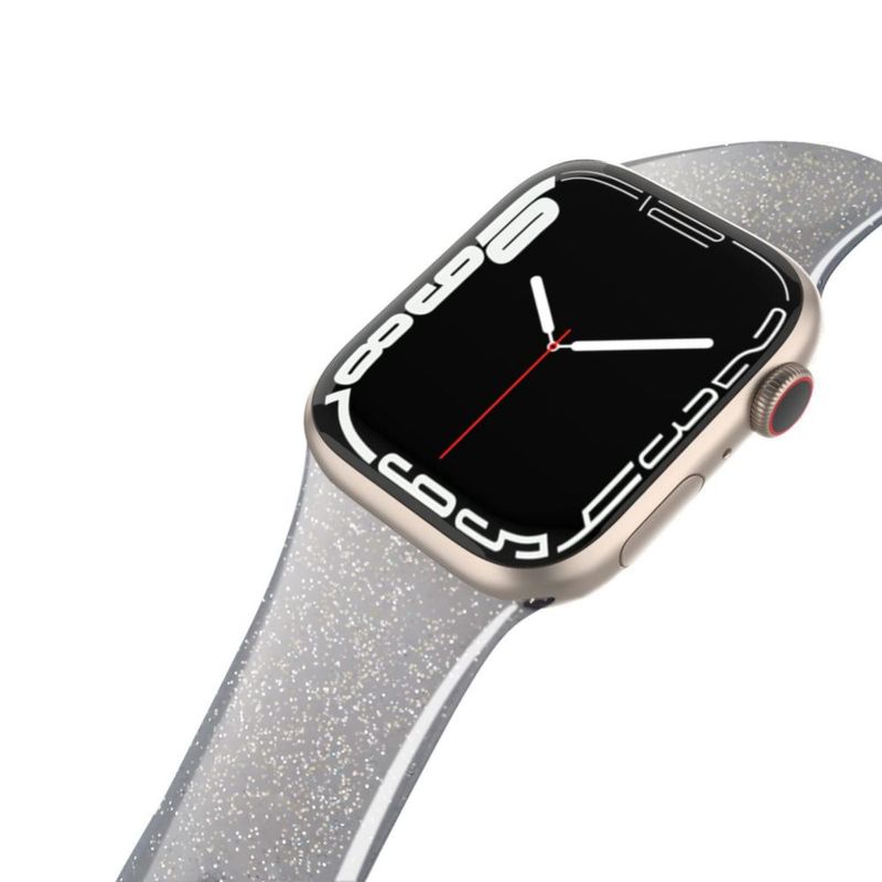 Correa Deportiva de Silicona con Brillo EDIMENS 38/40/41 mm para Apple Watch