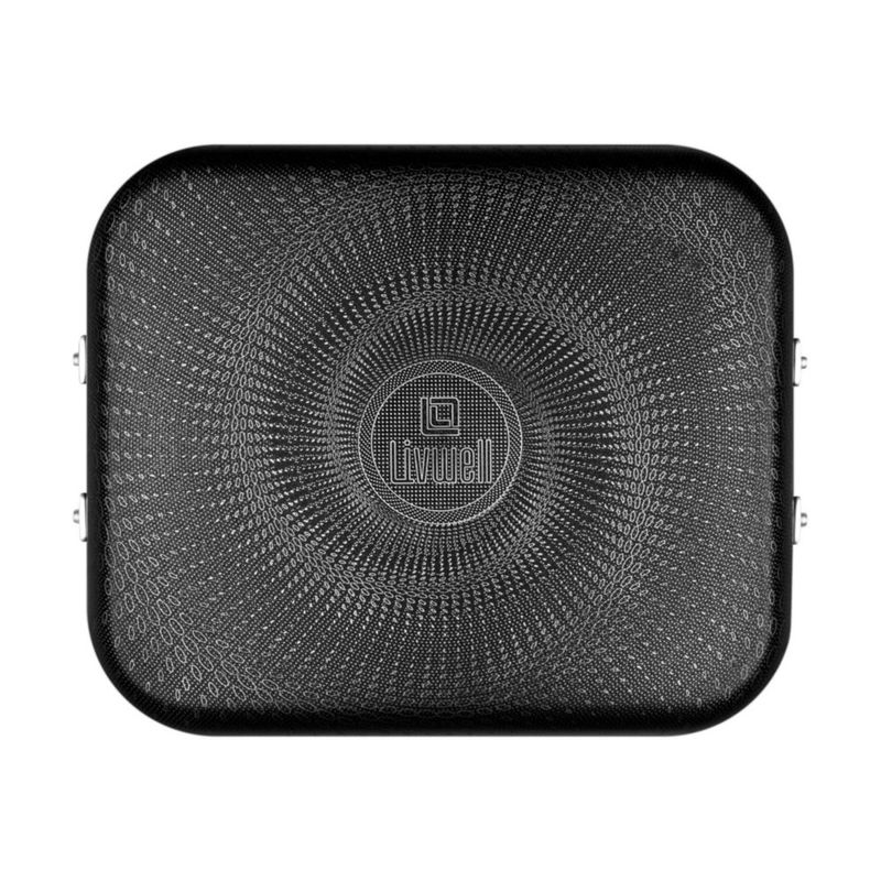 Asadera LIVWELL 36x30 cm antiadherente con rejilla