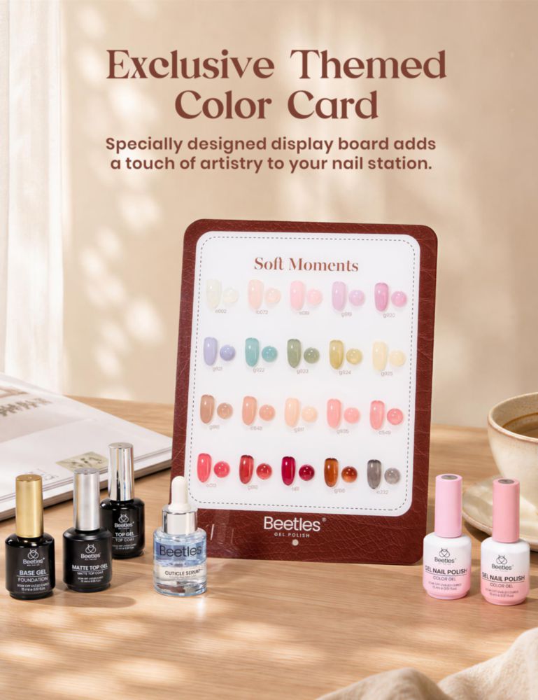 Kit de Gel de Uñas Beetles 20 colores Jelly