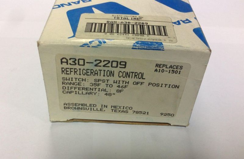 Control de Temperatura Ranco A30-2209 35‑46 °F 8 °F 122 cm Capilar