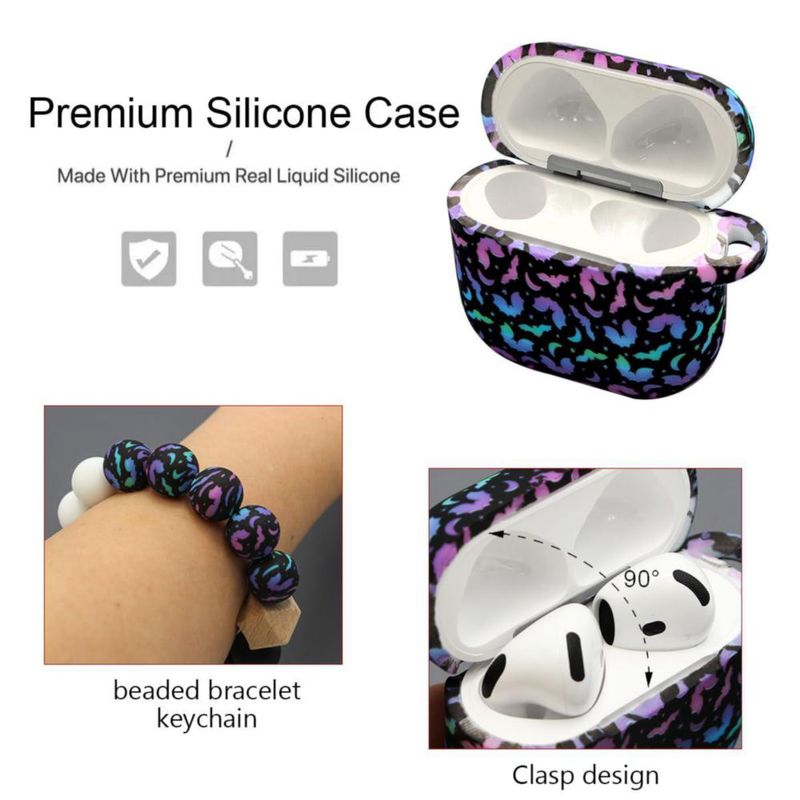 Funda PowerDriver de Silicona + Llavero Colorido para AirPods 4
