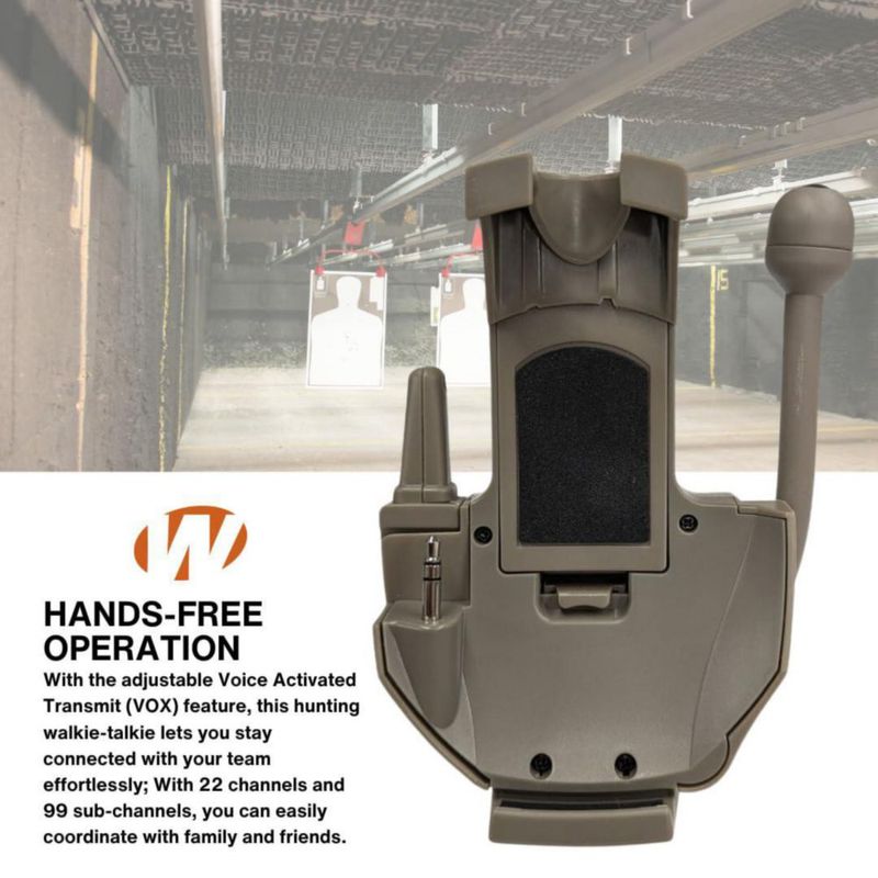 Accesorio para walkie talkie Walker's Razor de 22 canales con mosquetón