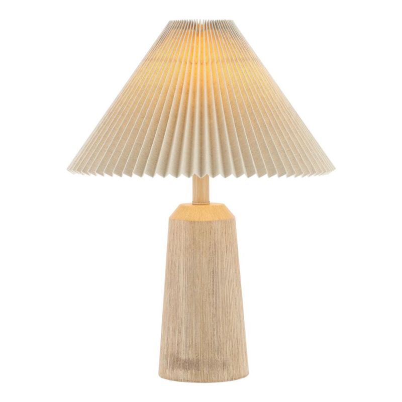 Lámpara de mesa JONATHAN Y 52 cm acabado en madera beige