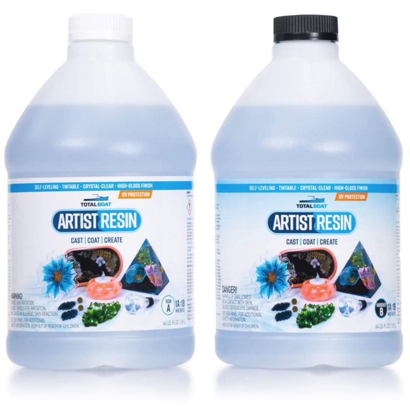 Kit de Resina Epoxi TotalBoat 38 L para Arte y Manualidades