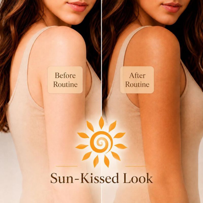 Parche autobronceador KASUTZA 7 unidades para rostro y cuerpo