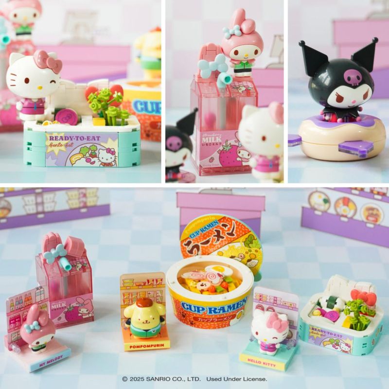 Bloques de Construcción Hamee Hello Kitty y Amigos Konbini