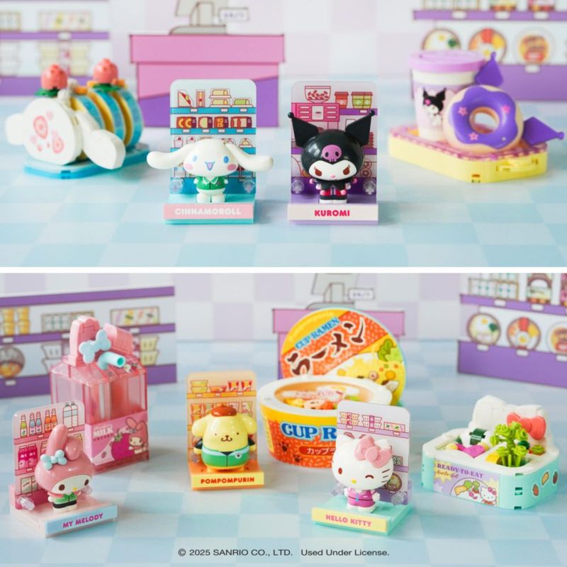 Bloques de Construcción Hamee Hello Kitty y Amigos Konbini