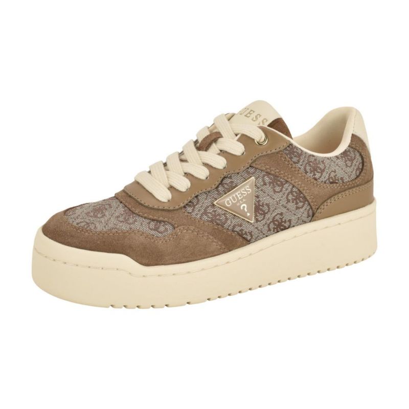 Zapatilla GUESS Miram Taupe Logo Multi 240