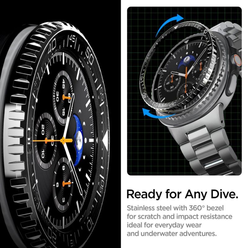 Protector de pantalla Spigen Galaxy Watch 8 46 mm