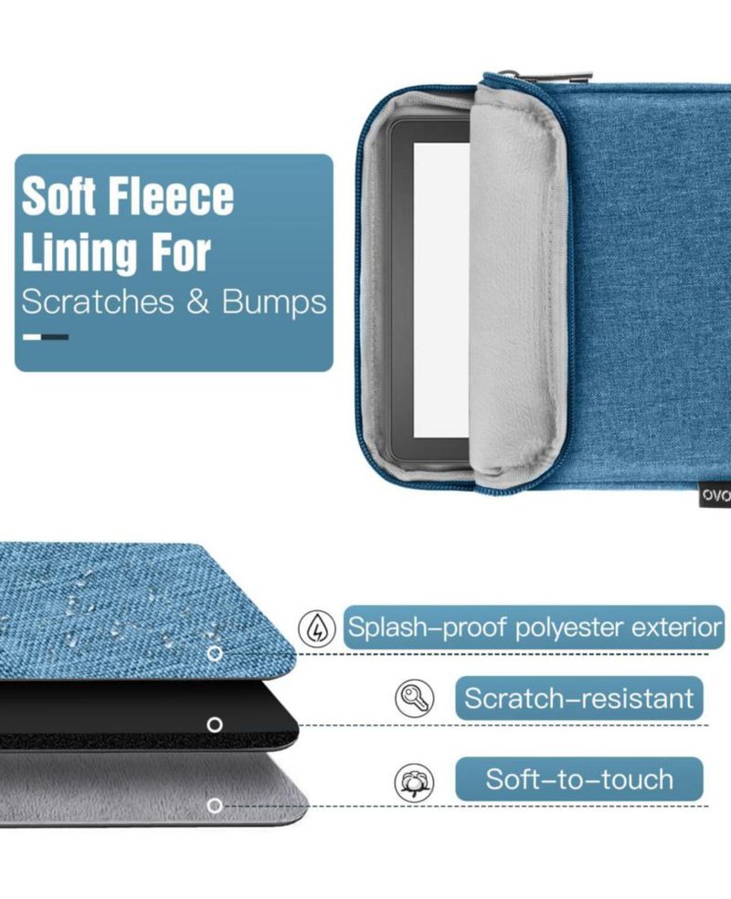 Funda para Tablet TiMOVO 23-24 cm Azul con Bolsillos