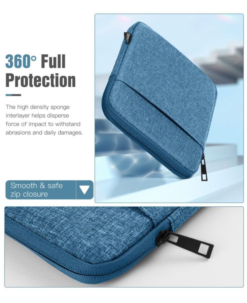 Funda para Tablet TiMOVO 23-24 cm Azul con Bolsillos
