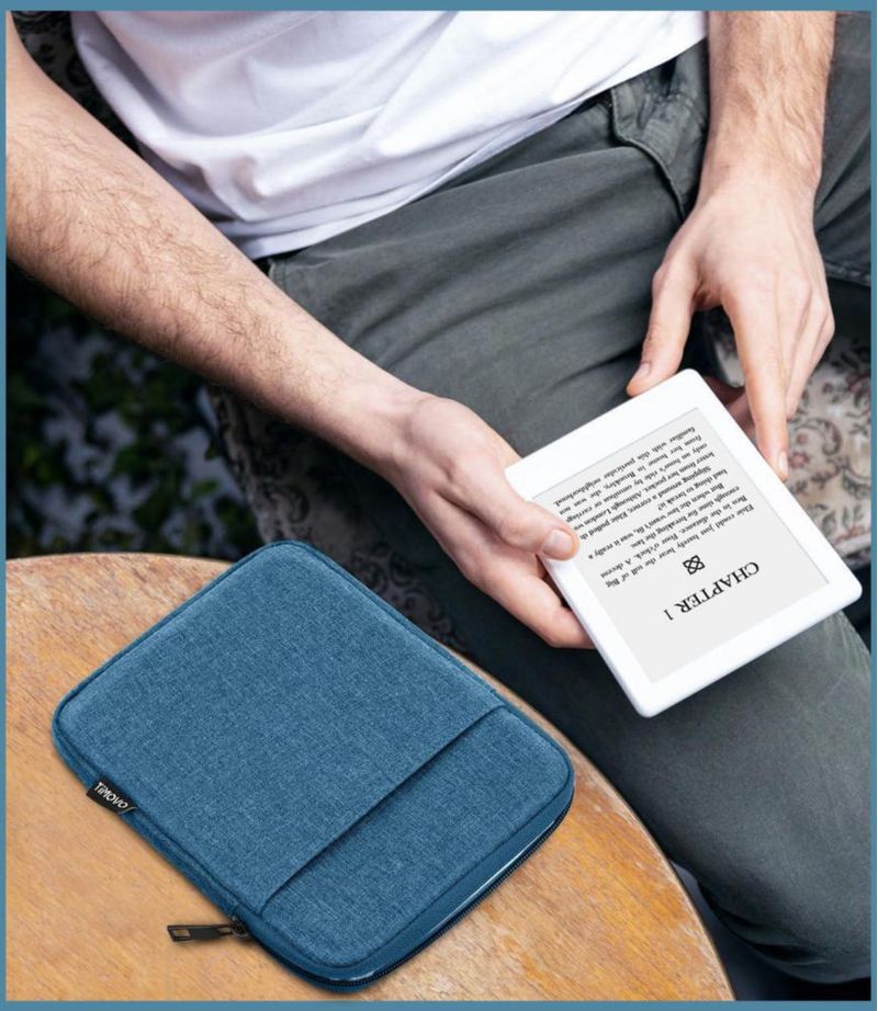 Funda para Tablet TiMOVO 23-24 cm Azul con Bolsillos
