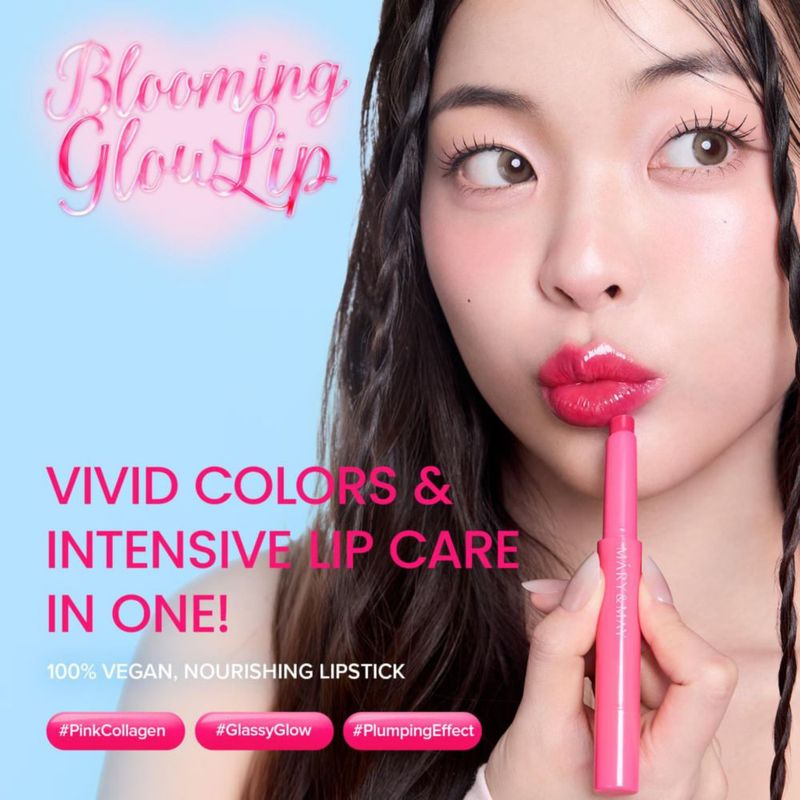 Labial Mary&May Blooming Glow 01 Peonía 1.7 g