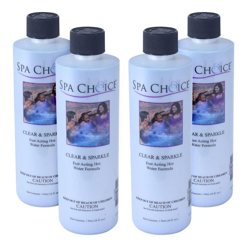 Clarificador para jacuzzi SpaChoice 473 ml (paquete de 4)